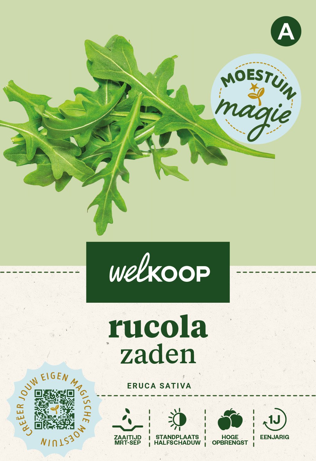 Welkoop Moestuin Magie - Rucola Zaden - 1 Gram Welkoop Moestuin Magie - Rucola Zaden - 1 Gram