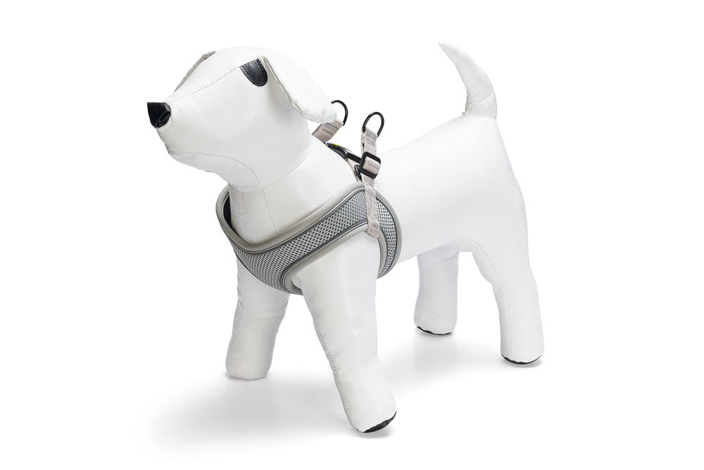 Beeztees Parinca Instaptuig - Hondentuig - grijs - 30 tot 35 cm