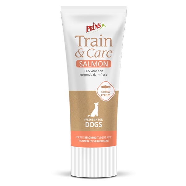 Prins Train & Care - Hondensnack - 75 Gram - zalm Prins Train & Care - Hondensnack - 75 Gram - zalm