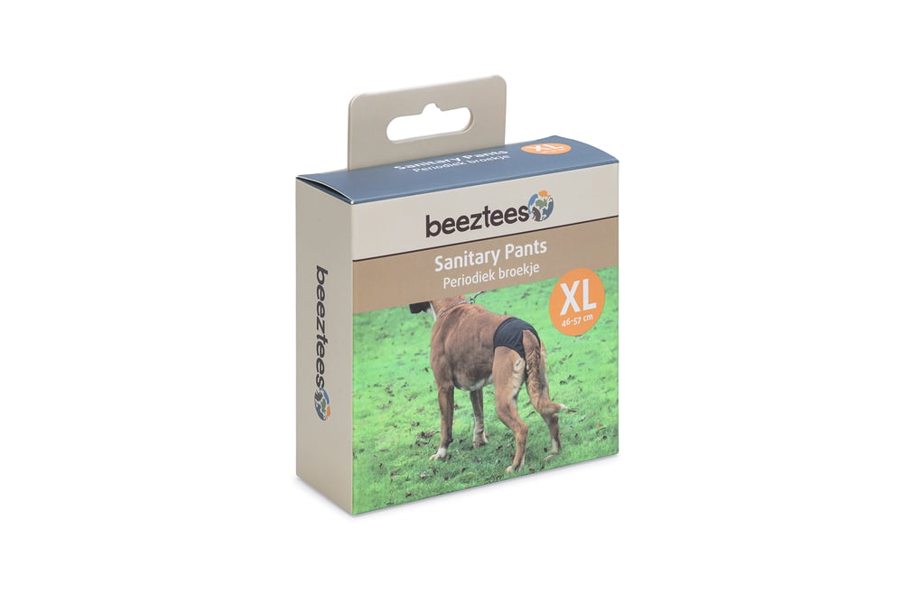 Beeztees - Loopsheidbroekje - Hond - Zwart - XL