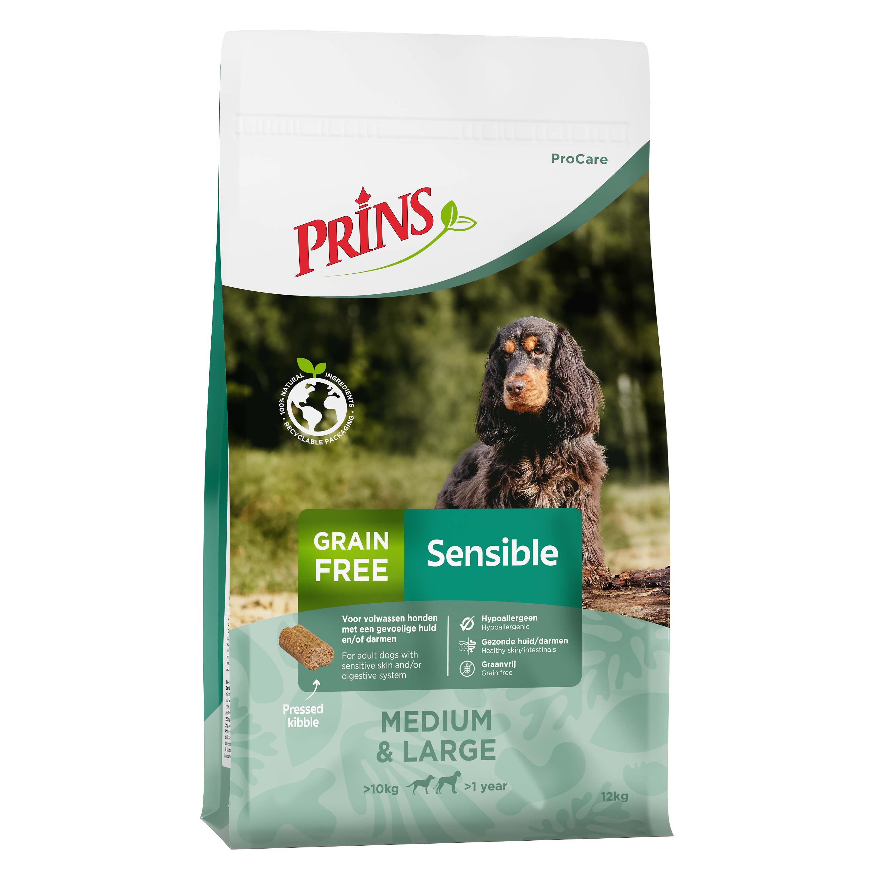 Prins ProCare Grainfree Sensible Hypoallergic - Hondenvoer - 3 Kilogram - eend