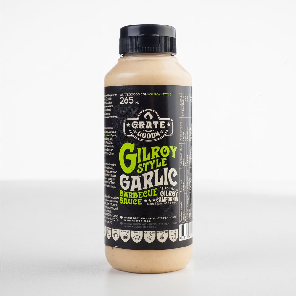Grate goods Gilroy Garlic - BBQ saus - 265 Milliliter
