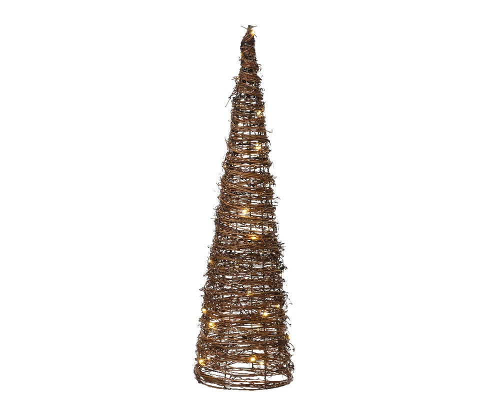 Lumineo LED Piramide - Kerstverlichting - 40 - Bruin / warm wit