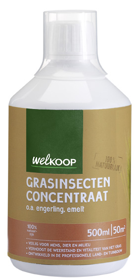 Welkoop Grasinsecten Concentraat - Plantversterker - 0.5 Liter