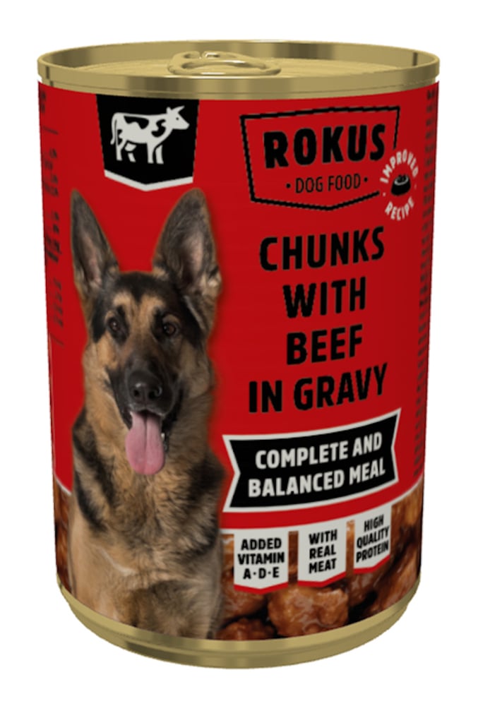 Rokus Adult - Hondenvoer - 415 Gram - rund