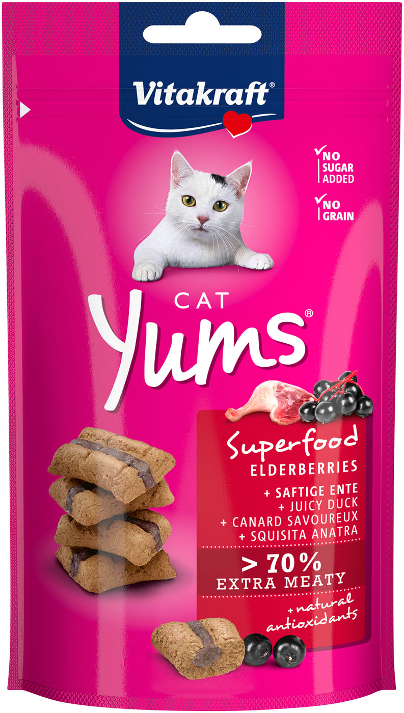 Vitakraft Cat Yums - Kattensnack - 40 Gram - Vlierbes