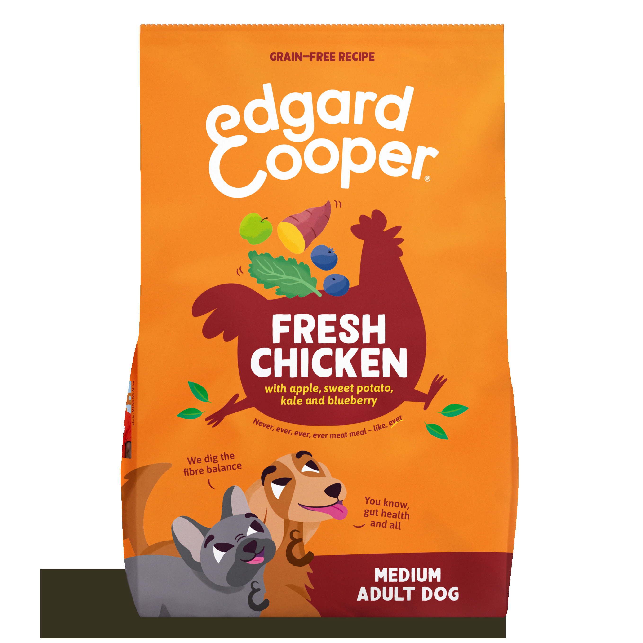 Edgard & Cooper Adult Medium - Hondenvoer - 1 Kilogram - Kip Edgard & Cooper Adult Medium - Hondenvoer - 1 Kilogram - Kip