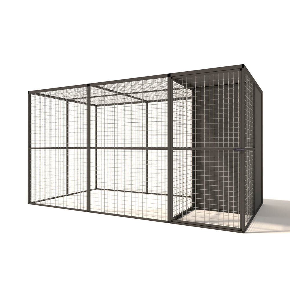 Glorenza - Kattenren - Antraciet - 178x176x328 cm