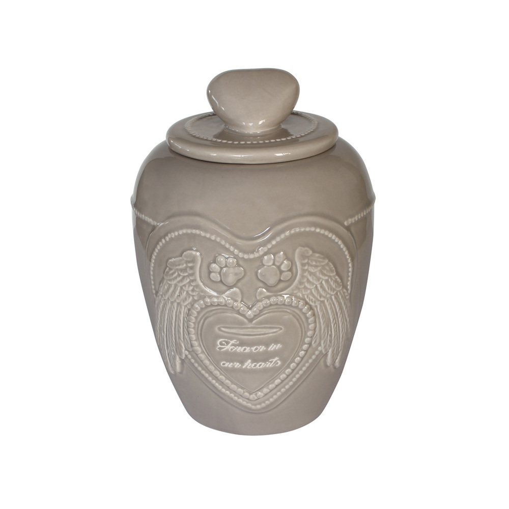 Happy-House - Urn - Hond Kat - Herdenken - beige - Small Happy-House - Urn - Hond Kat - Herdenken - beige - Small
