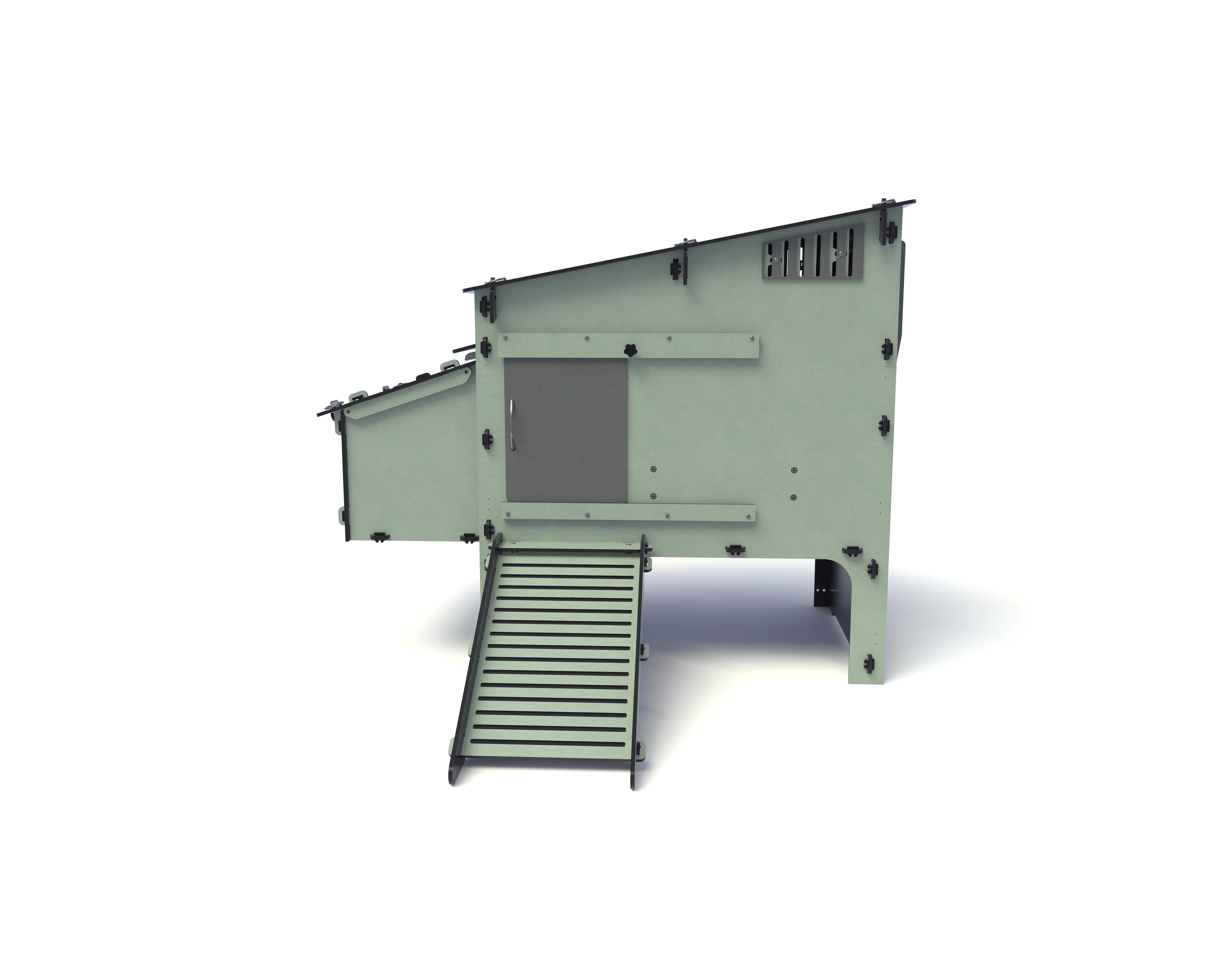 Nestera Aspen - 6 kippen - Kippenhok - Groen - M Nestera Aspen - 6 kippen - Kippenhok - Groen - M