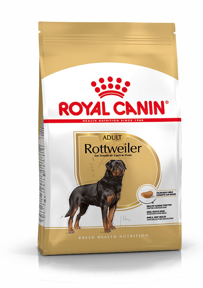 Royal Canin Rottweiler Adult - Hondenvoer - 12 Kilogram - gevogelte Royal Canin Rottweiler Adult - Hondenvoer - 12 Kilogram - gevogelte