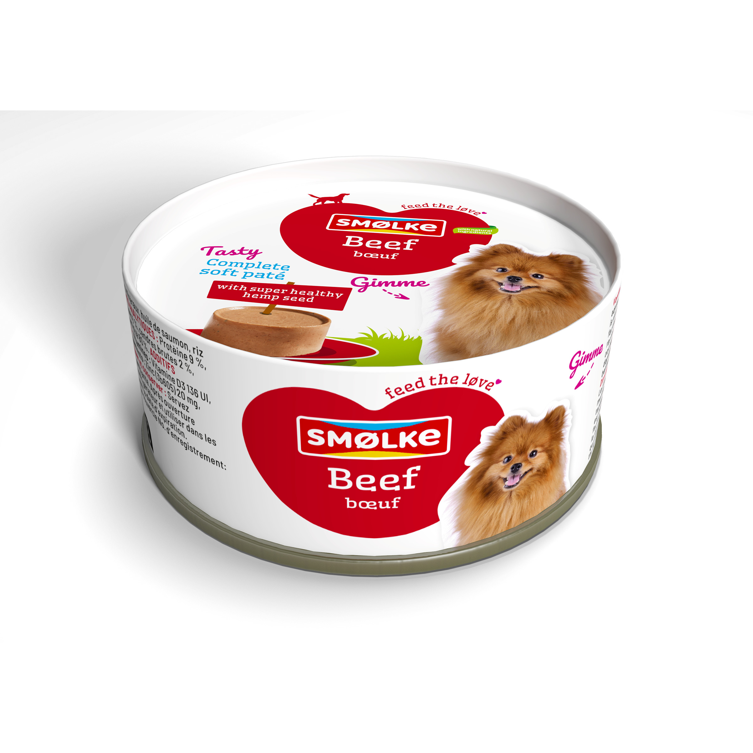 Smolke Complet Soft Paté - Hondenvoer - 125 Gram - rund