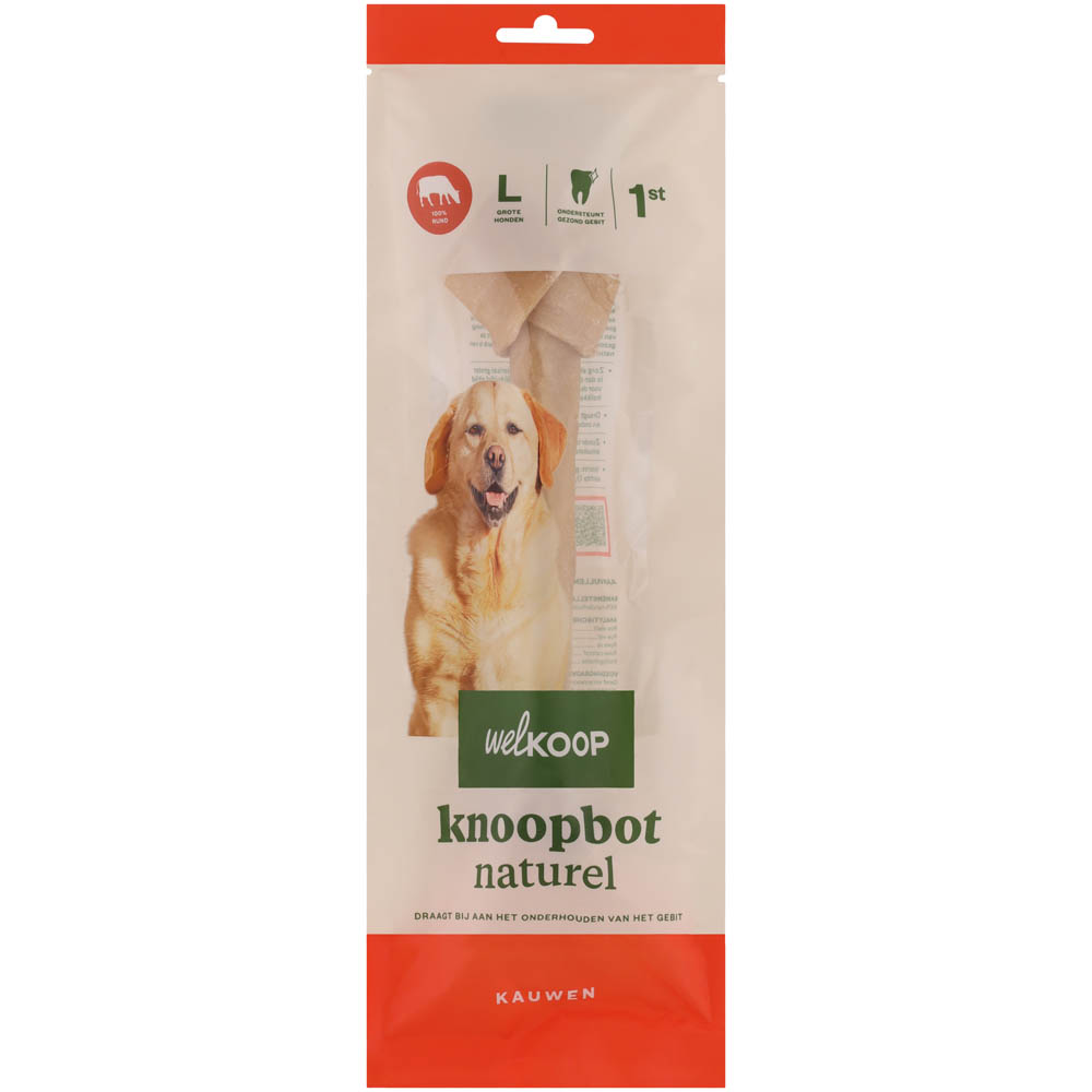 Welkoop - Knoopbot - Naturel - rund - L