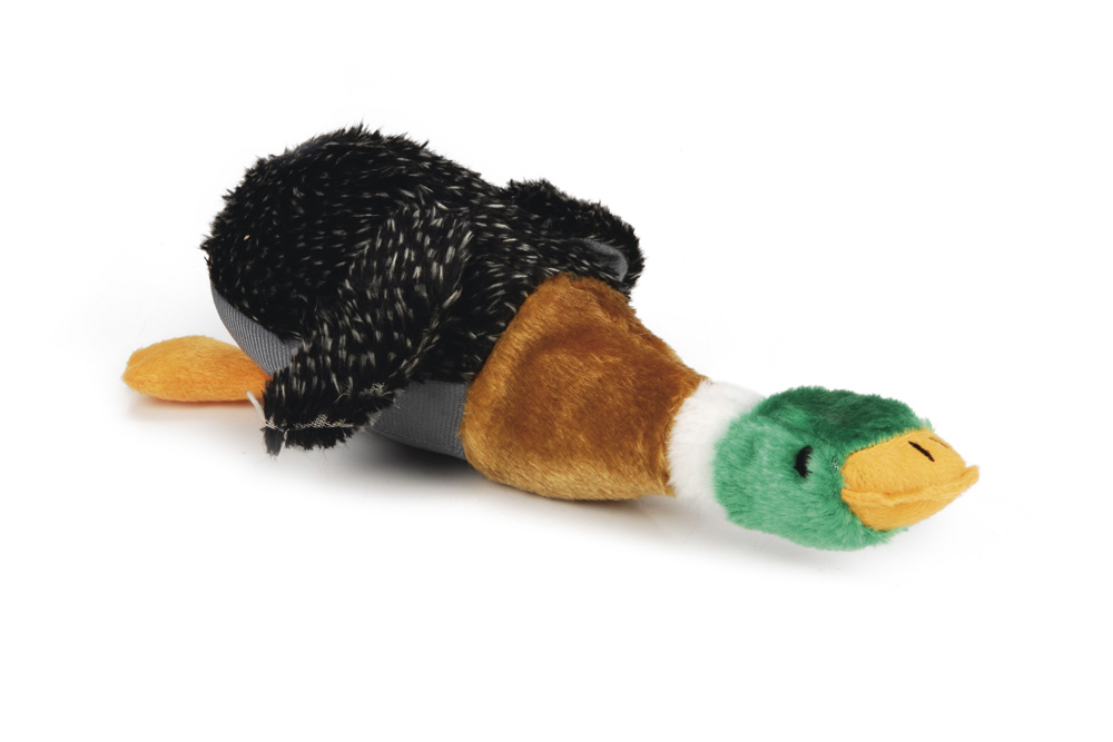 Beeztees - Eend met piep - Knuffel - Hondenspeelgoed - multi - 44x13x2 cm