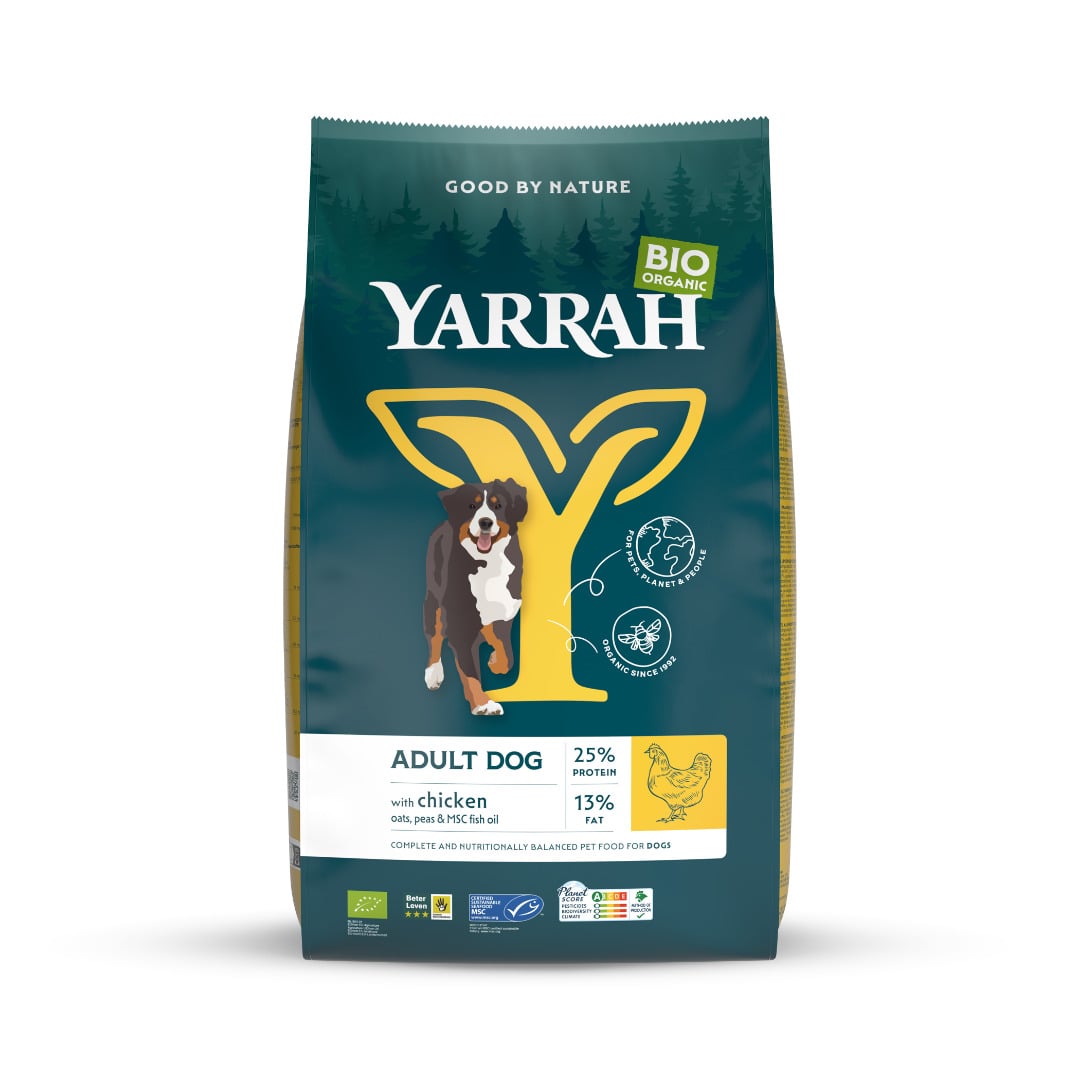 Yarrah Adult Biologisch - Hondenvoer - 15 Kilogram - haring, kip Yarrah Adult Biologisch - Hondenvoer - 15 Kilogram - haring, kip