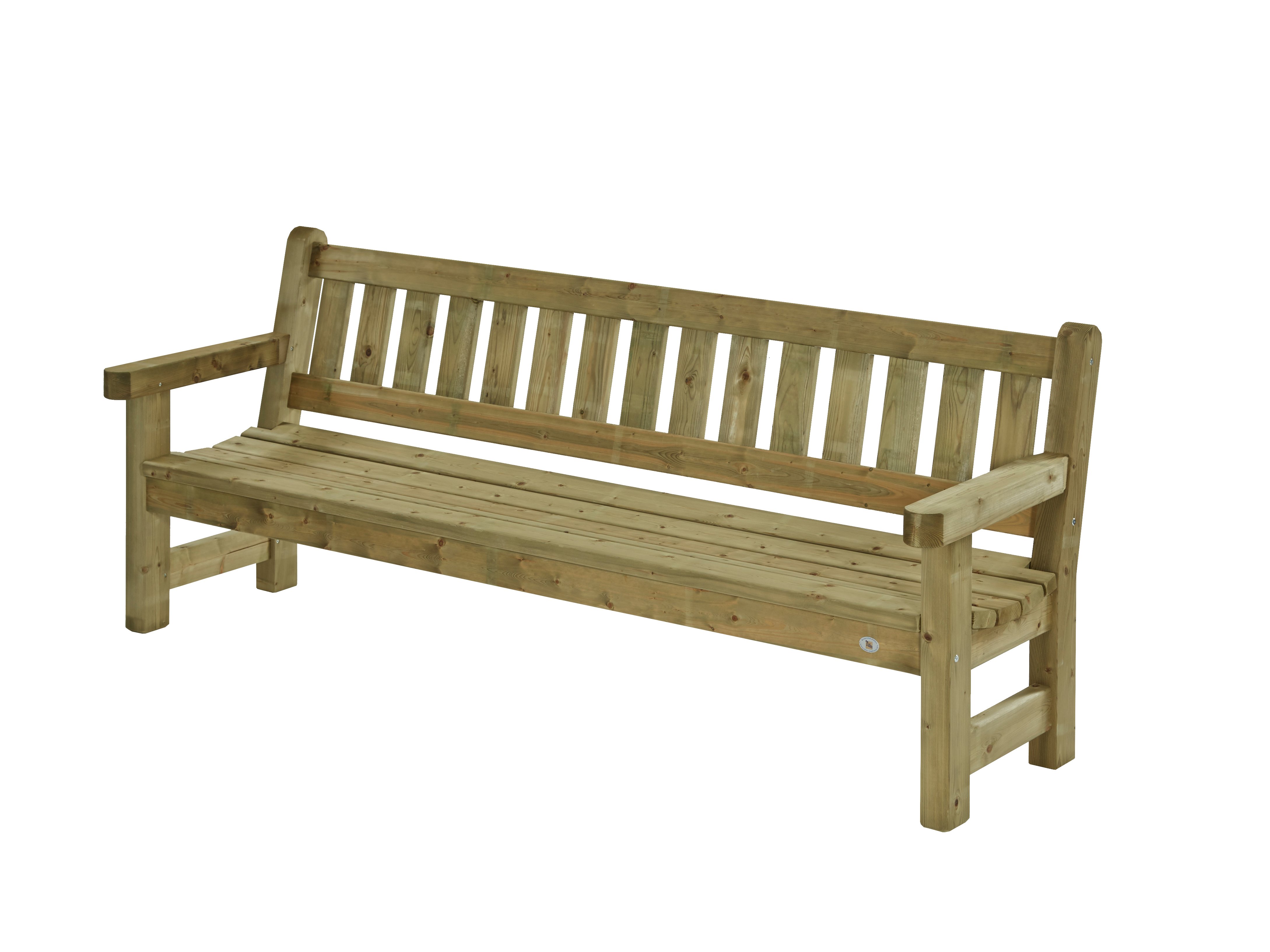 Talen Buitenmeubelen Parkbank Zeist - Parkbank - Bruin - 94x65x230 cm