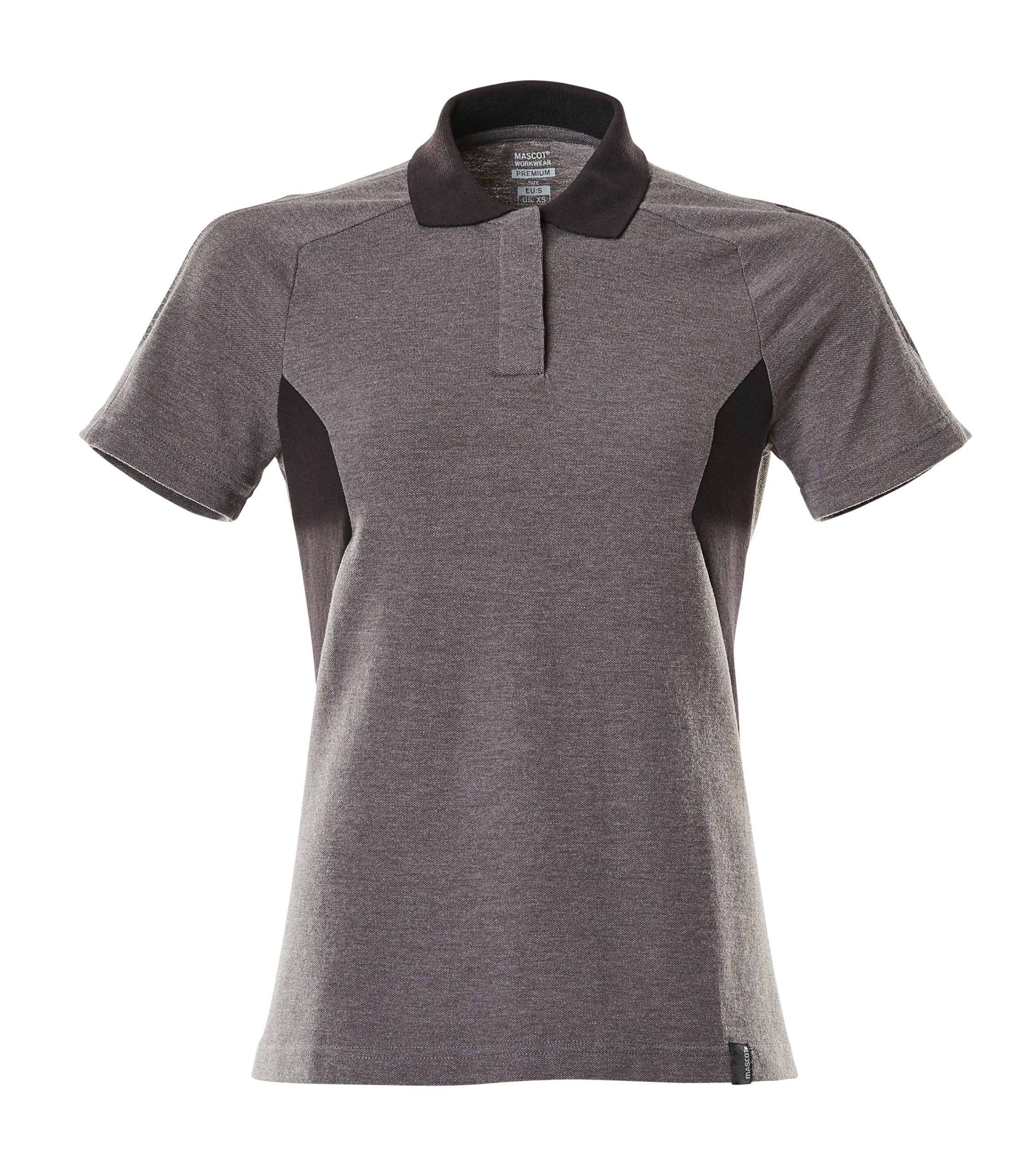 Mascot Accelerate Dames - Poloshirt - Antraciet/Zwart - XS