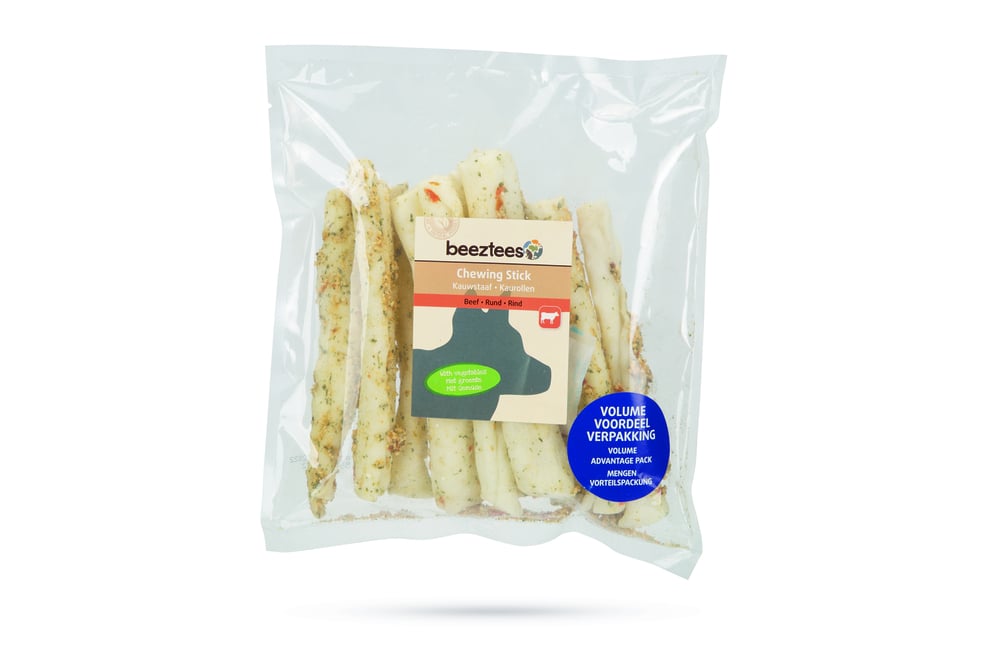 Beeztees Kauwstaven - Hondensnack - 10 Stuks - groente