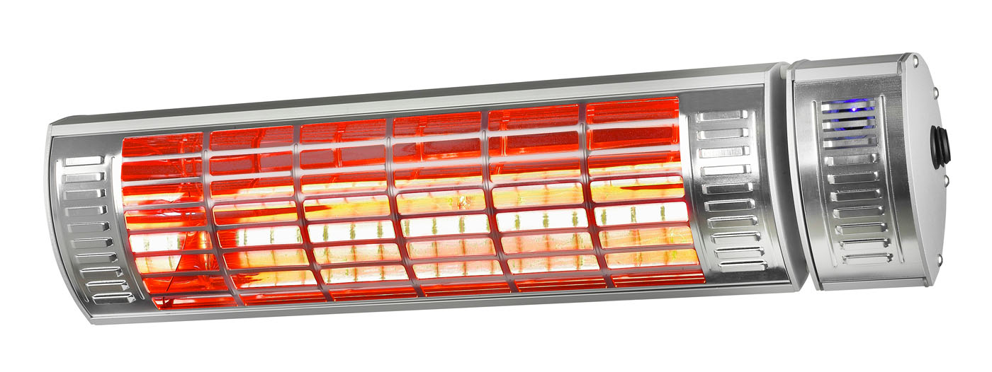 Eurom Ultra 2000 RCD - Hangende terrasverwarmer - Grijs - 2000 W