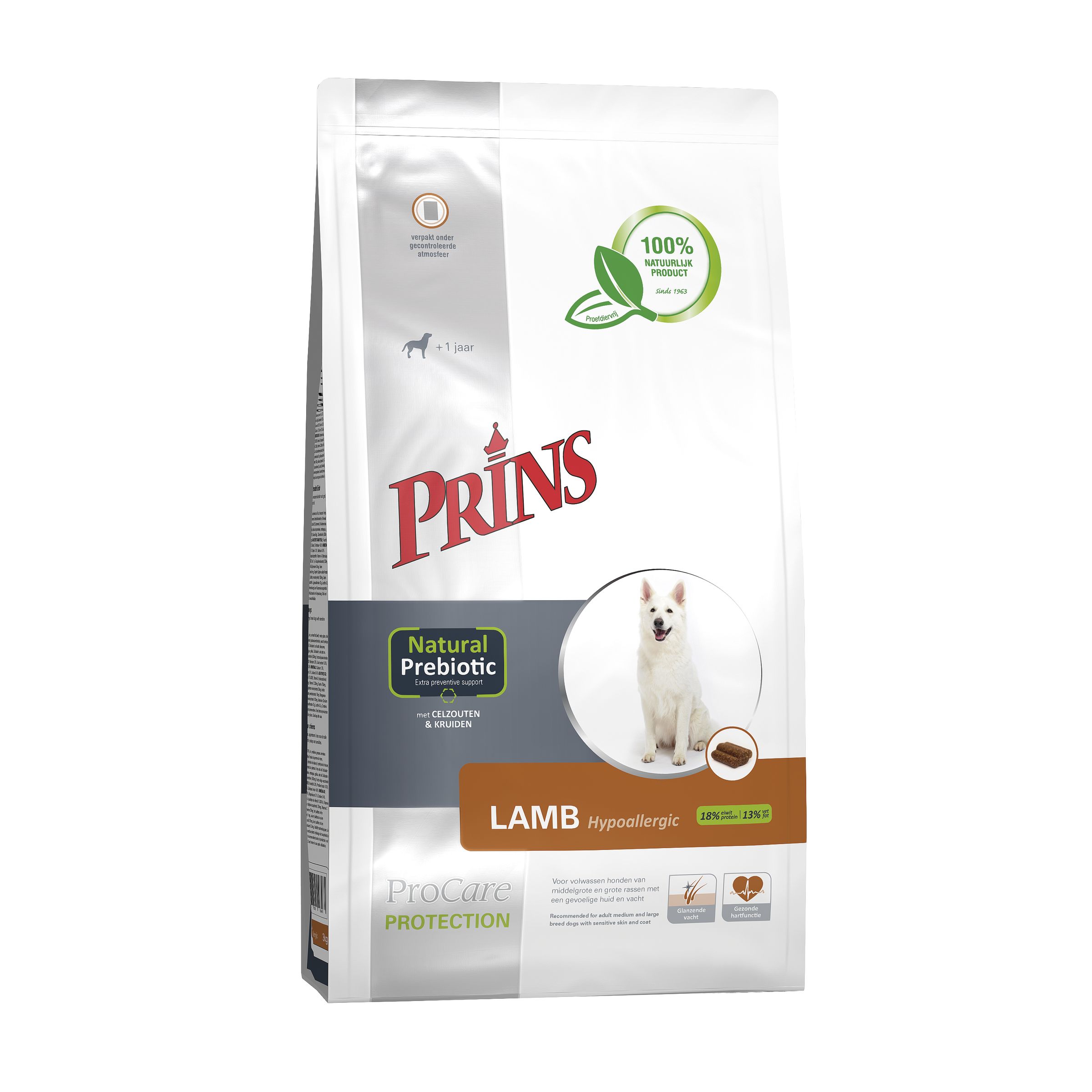 Prins Procare Protection Hypoallergic - Hondenvoer - 15 Kilogram - Lam & rijst