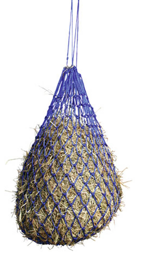 Kerbl Fijnmazig Slowfeeder - Hooinet - Blauw - 1x30x50 cm