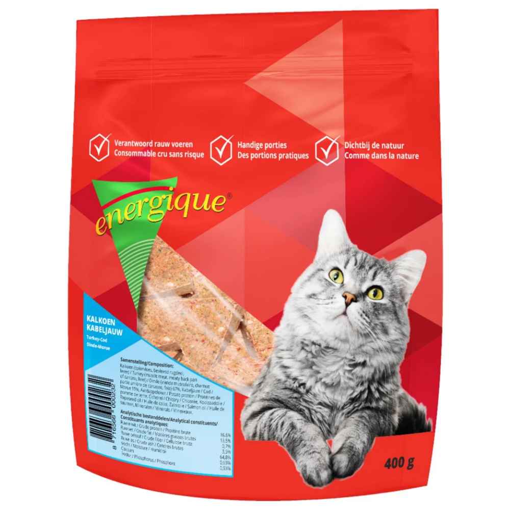 Energique - Kattenvoer - 400 Gram - kalkoen