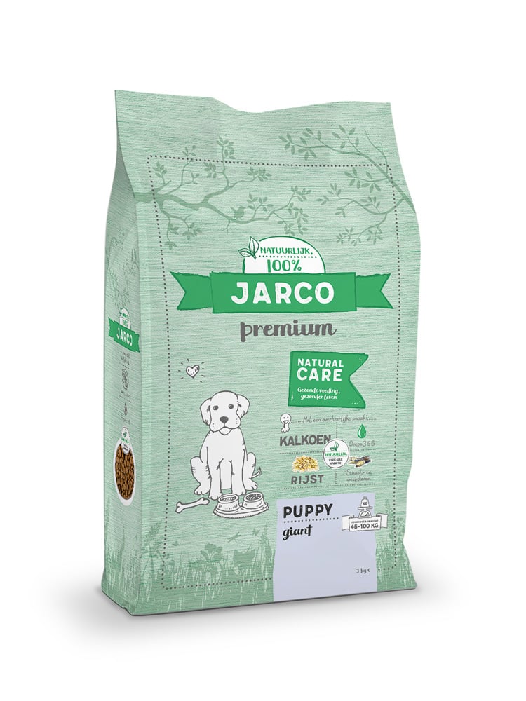 Jarco Dog Giant Pup - Hondenvoer - 3 Kilogram - kalkoen