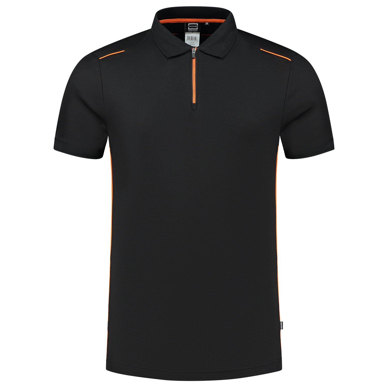 Tricorp Accent 202703 - Poloshirt - Zwart/Oranje - 3XL
