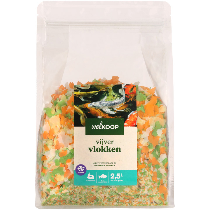 Welkoop Vijvervlokken - Vijvervissenvoer - 2.5 Liter