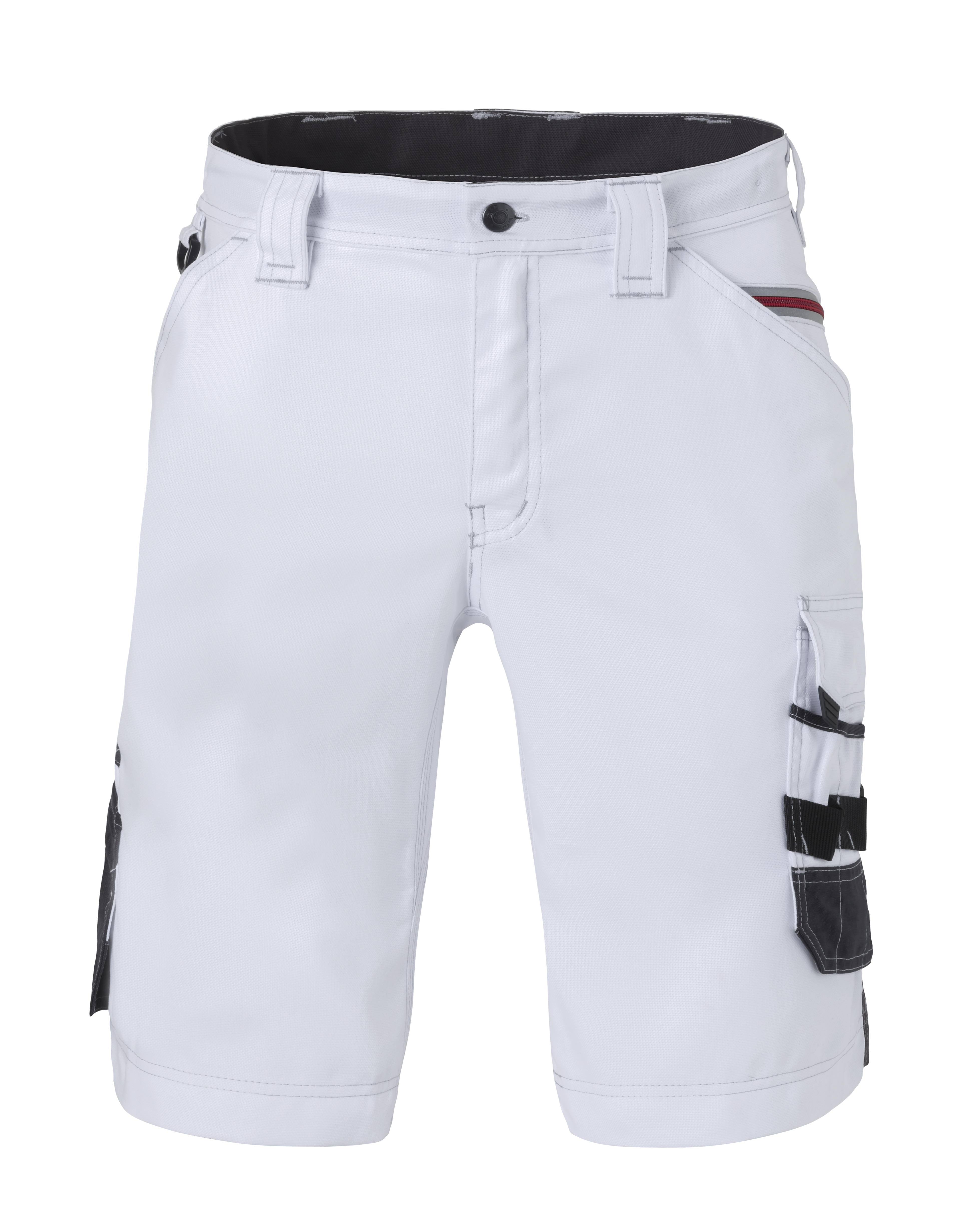 HAVEP Attitude 80241 - Korte Werkbroek - Wit / donkergrijs - 54