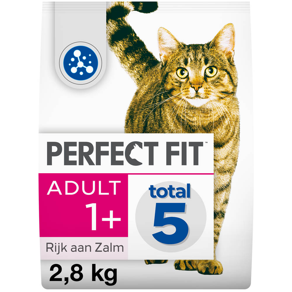 Perfect Fit Adult 1+ - Kattenvoer - 2.8 Kilogram - zalm