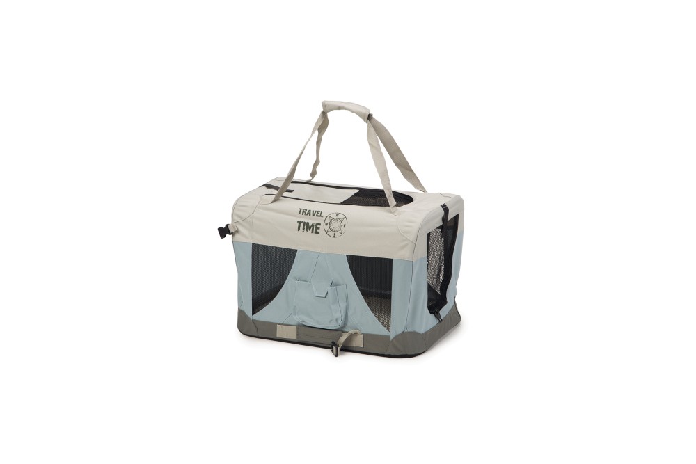Beeztees - Honden Reisbench - blauw - 35x34x49 cm - XS