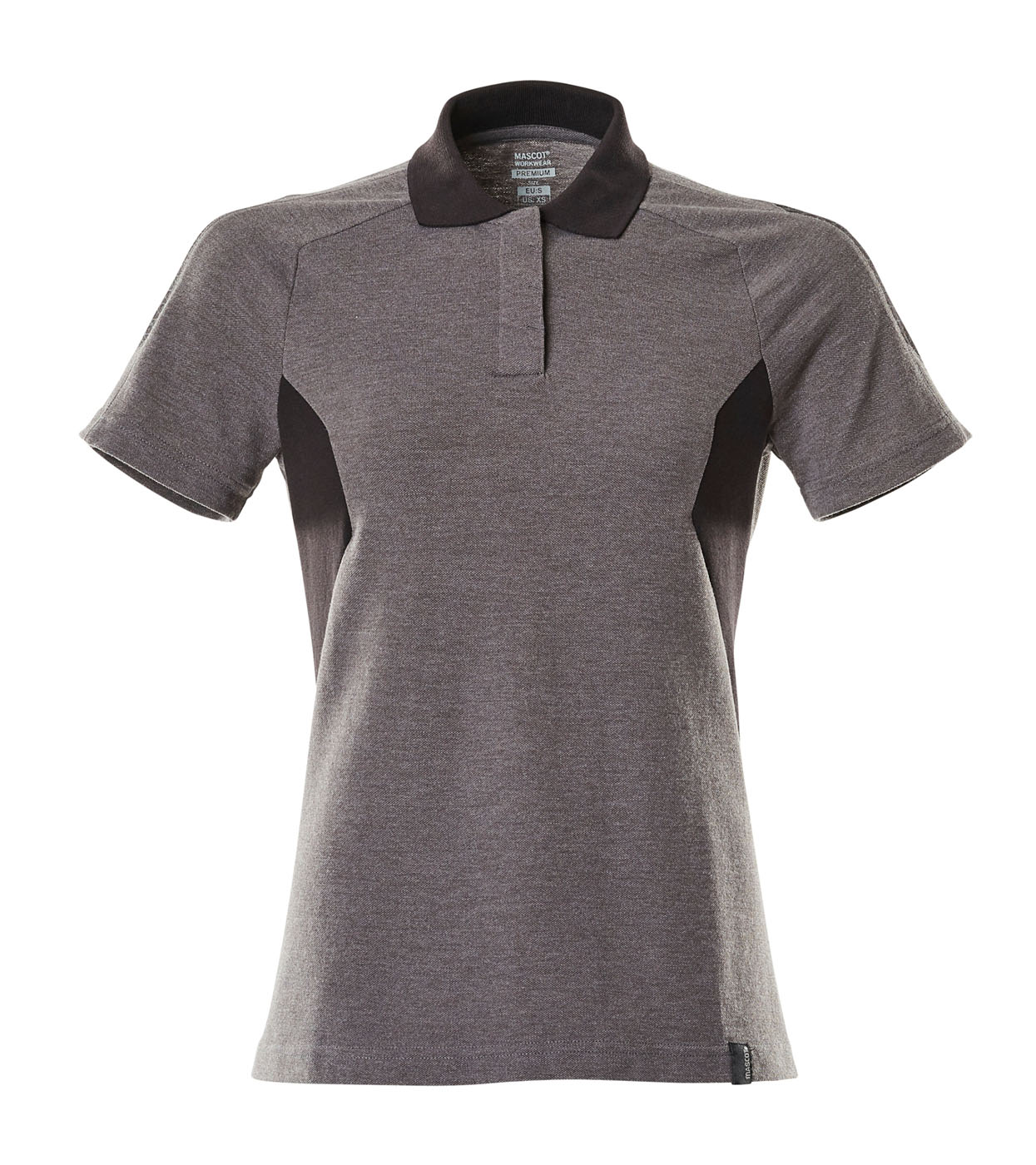 Mascot Accelerate Dames - Poloshirt - Antraciet/Zwart - XS Mascot Accelerate Dames - Poloshirt - Antraciet/Zwart - XS