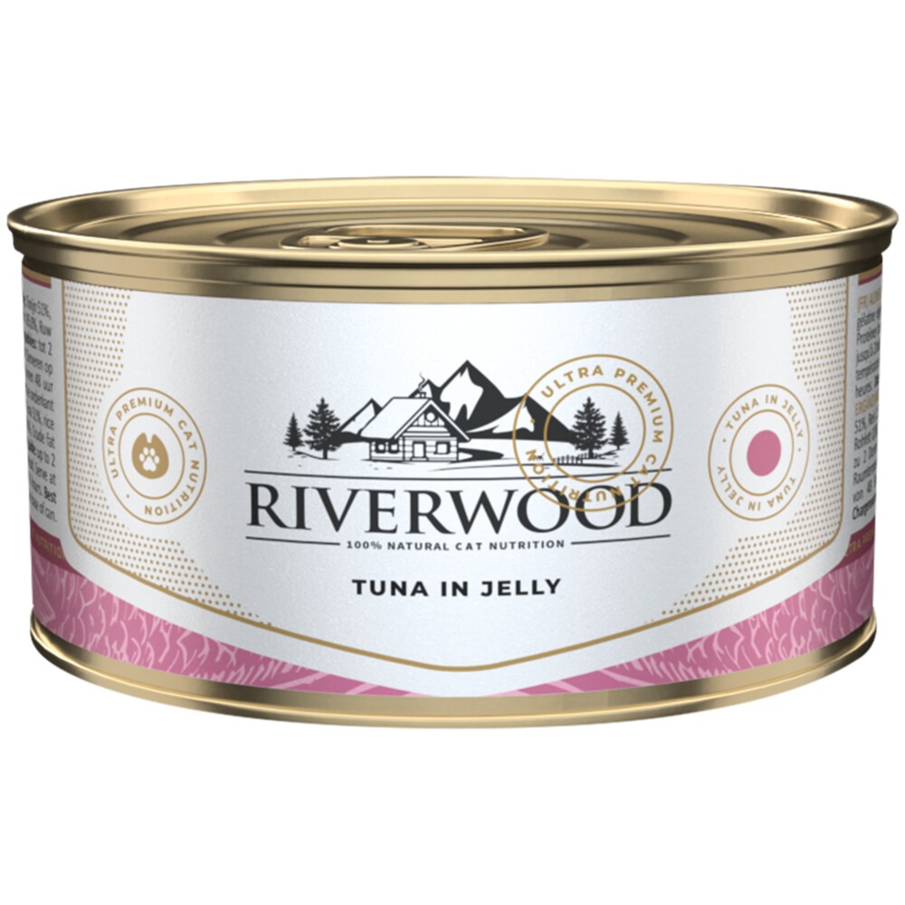 Riverwood - Kattenvoer - 85 Gram - tonijn Riverwood - Kattenvoer - 85 Gram - tonijn