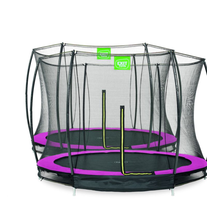 Exit Silhouette - Inground trampoline - Roze - 244 cm Exit Silhouette - Inground trampoline - Roze - 244 cm