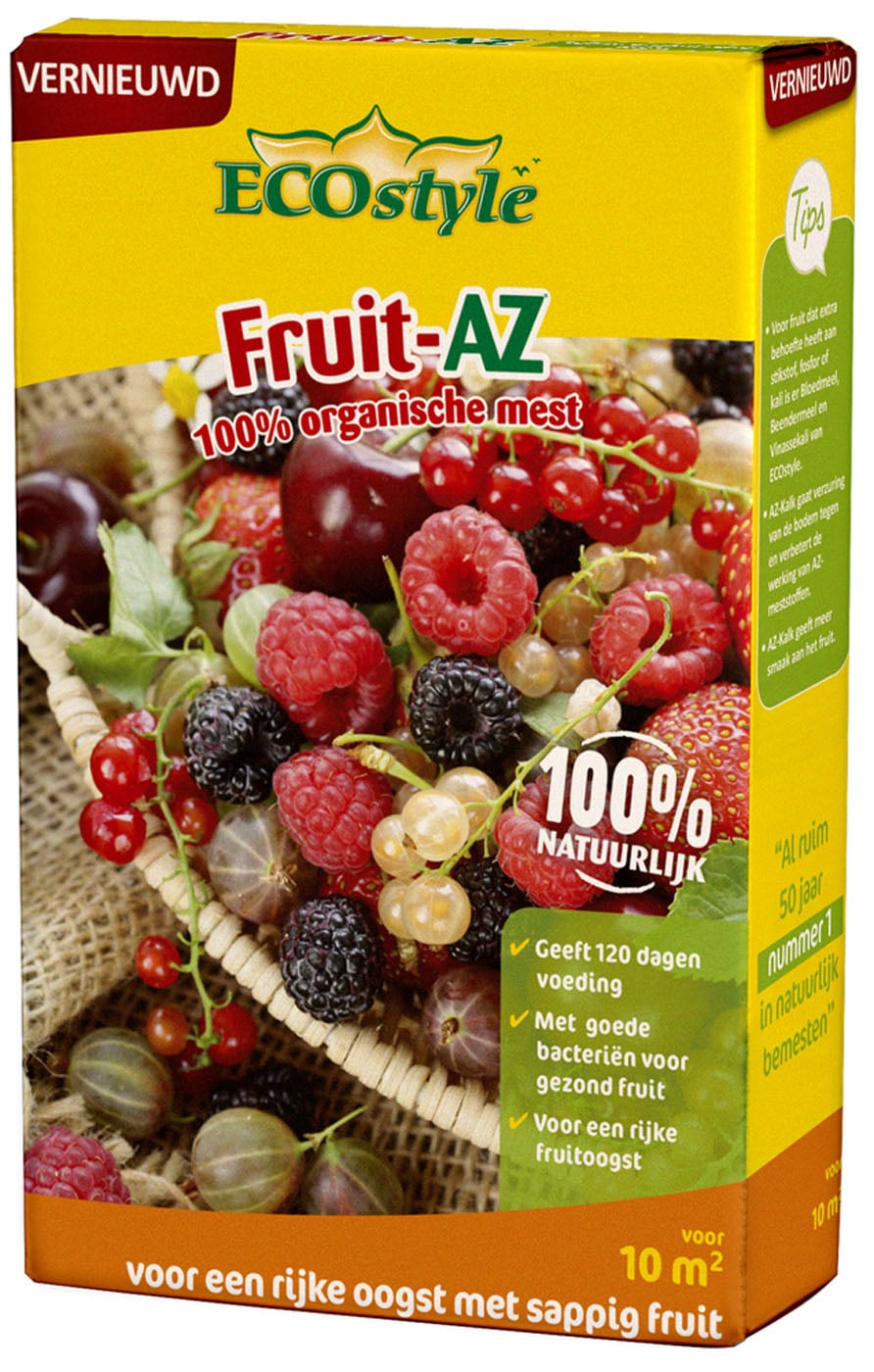 ECOstyle Fruit-AZ - Moestuinmeststof - 10 m2 - 800 Gram