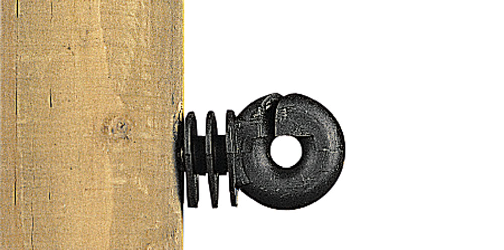 Gallagher - Schroefisolator BS hout klein - 26.5 cm - 250 Stuks - Zwart - 38 cm