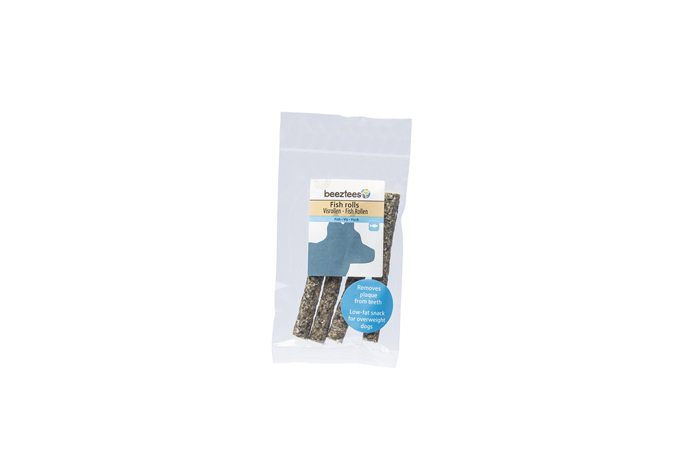 Beeztees Visrollen - Hondensnack - 75 Gram - vis