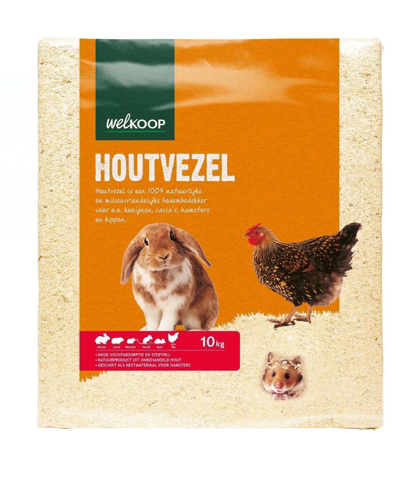 Welkoop Houtvezel - Bodembedekker - 10 Kilogram
