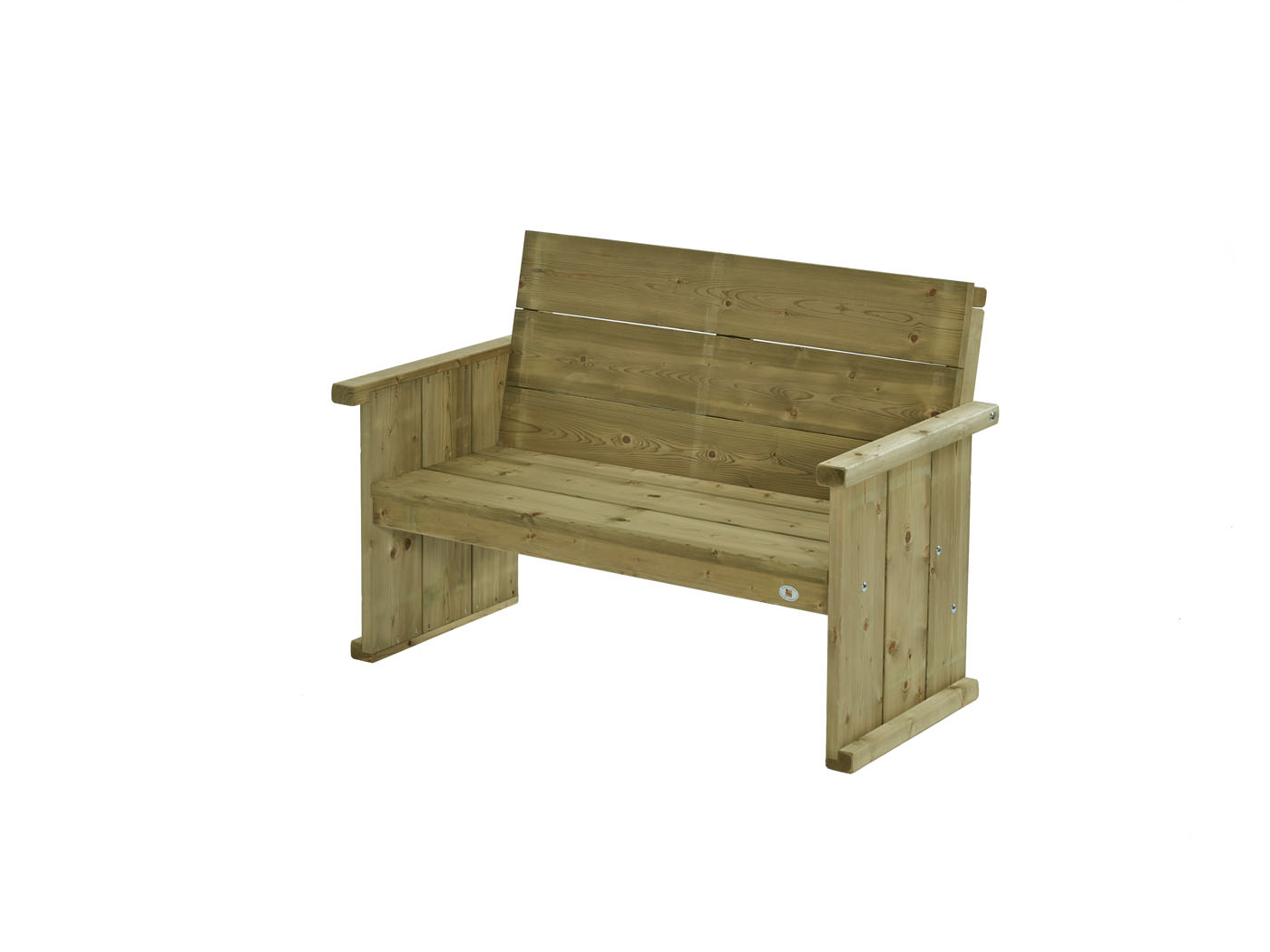 Talen Buitenmeubelen Lisse - Tuinbank - Bruin - 93x60x127 cm