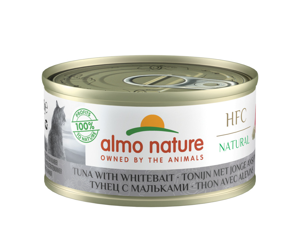 Almo Nature HFC Natural - Kattenvoer - 70 Gram - vis, tonijn