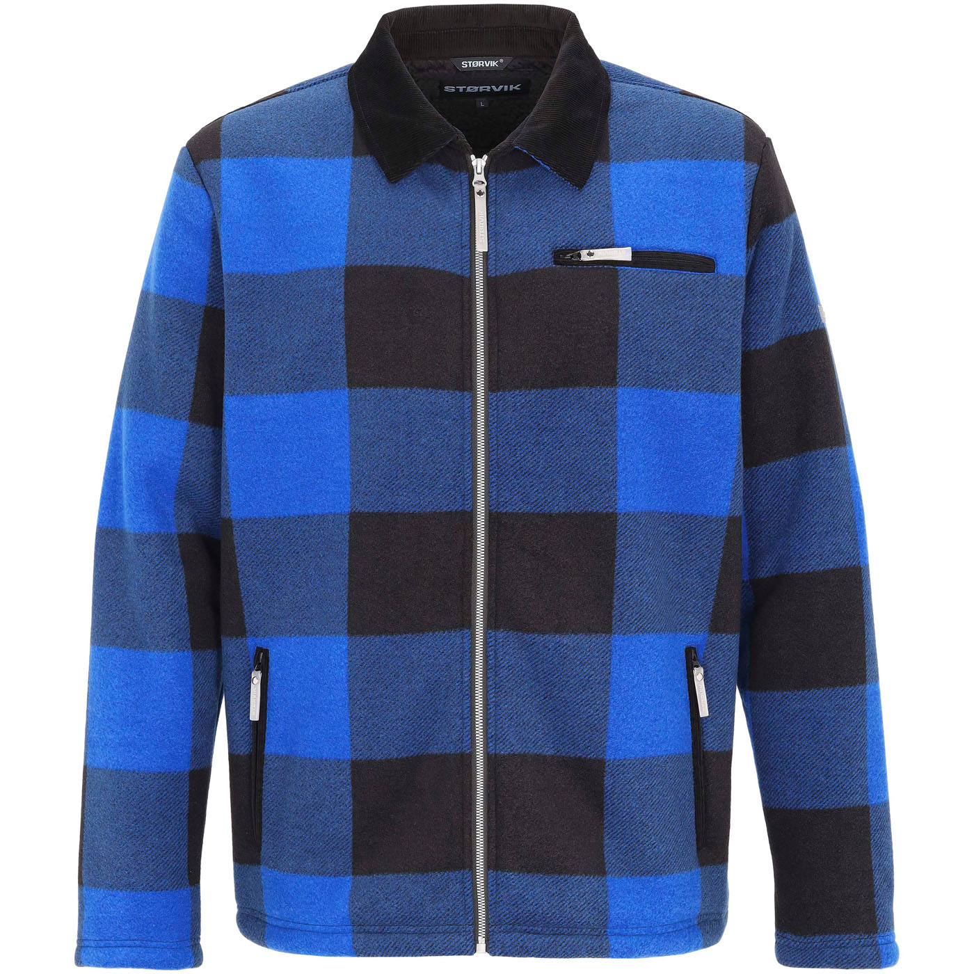 Storvik London - Thermo Fleecevest - Blauw - L