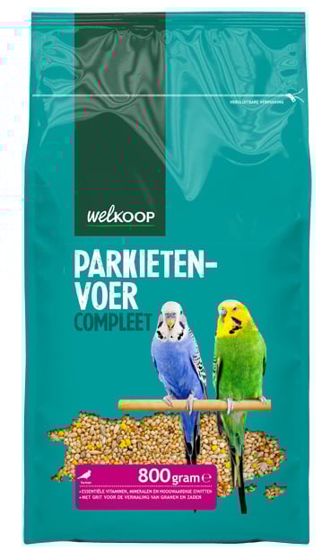 Welkoop Parkietvoer compleet - 800 Gram