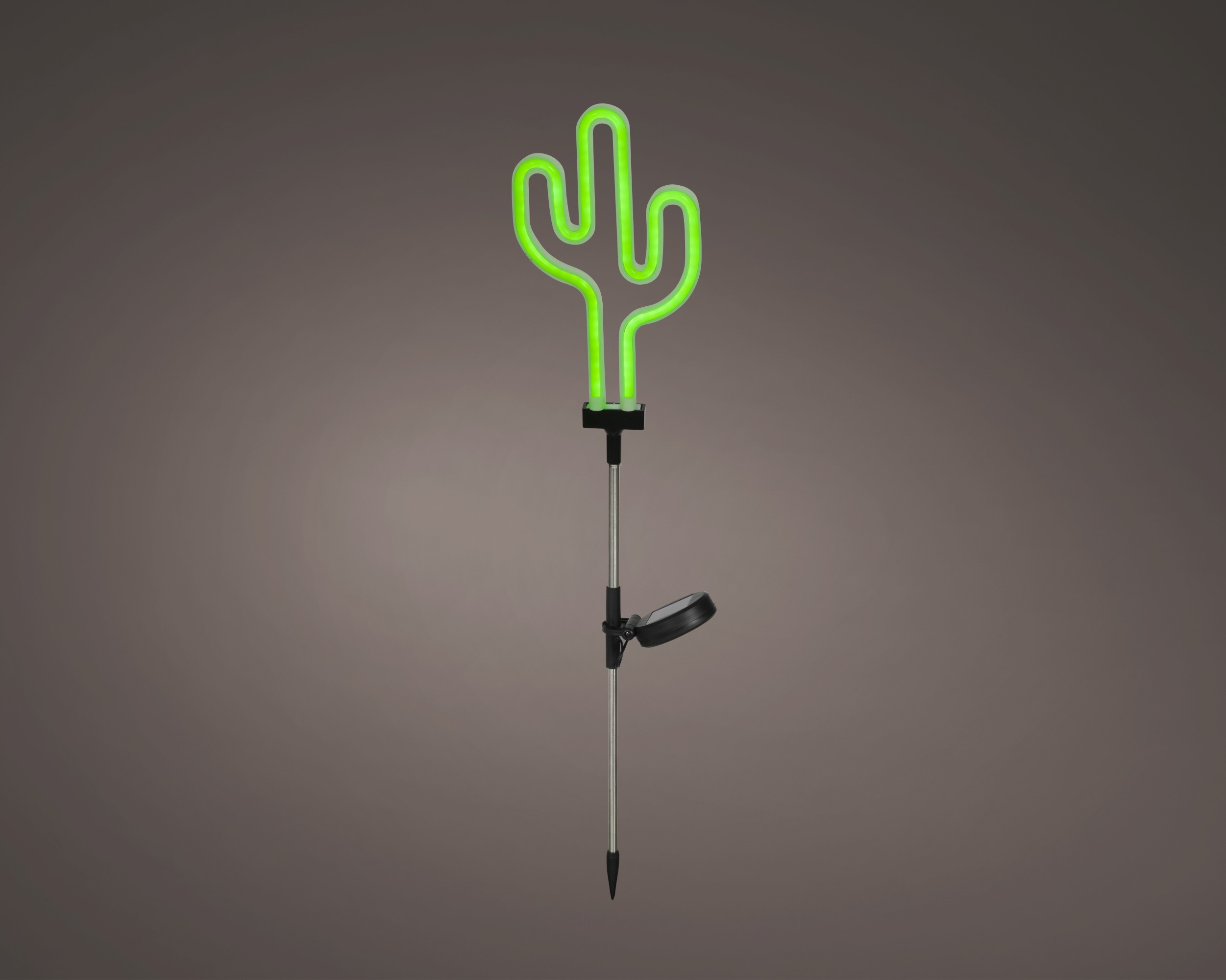 Lumineo Cactus Tuinsteker - Solarverlichting - Groen - Multicolor