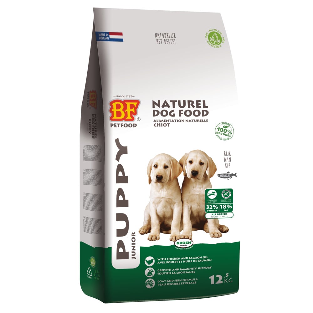 BF Petfood Puppy - Hondenvoer - 12.5 Kilogram - kip