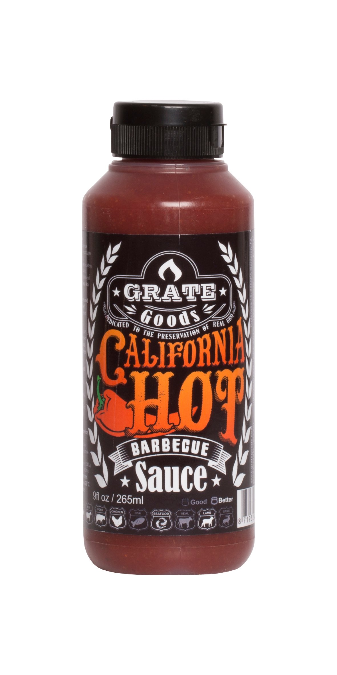 Grate goods California Hot - BBQ saus - 265 Milliliter