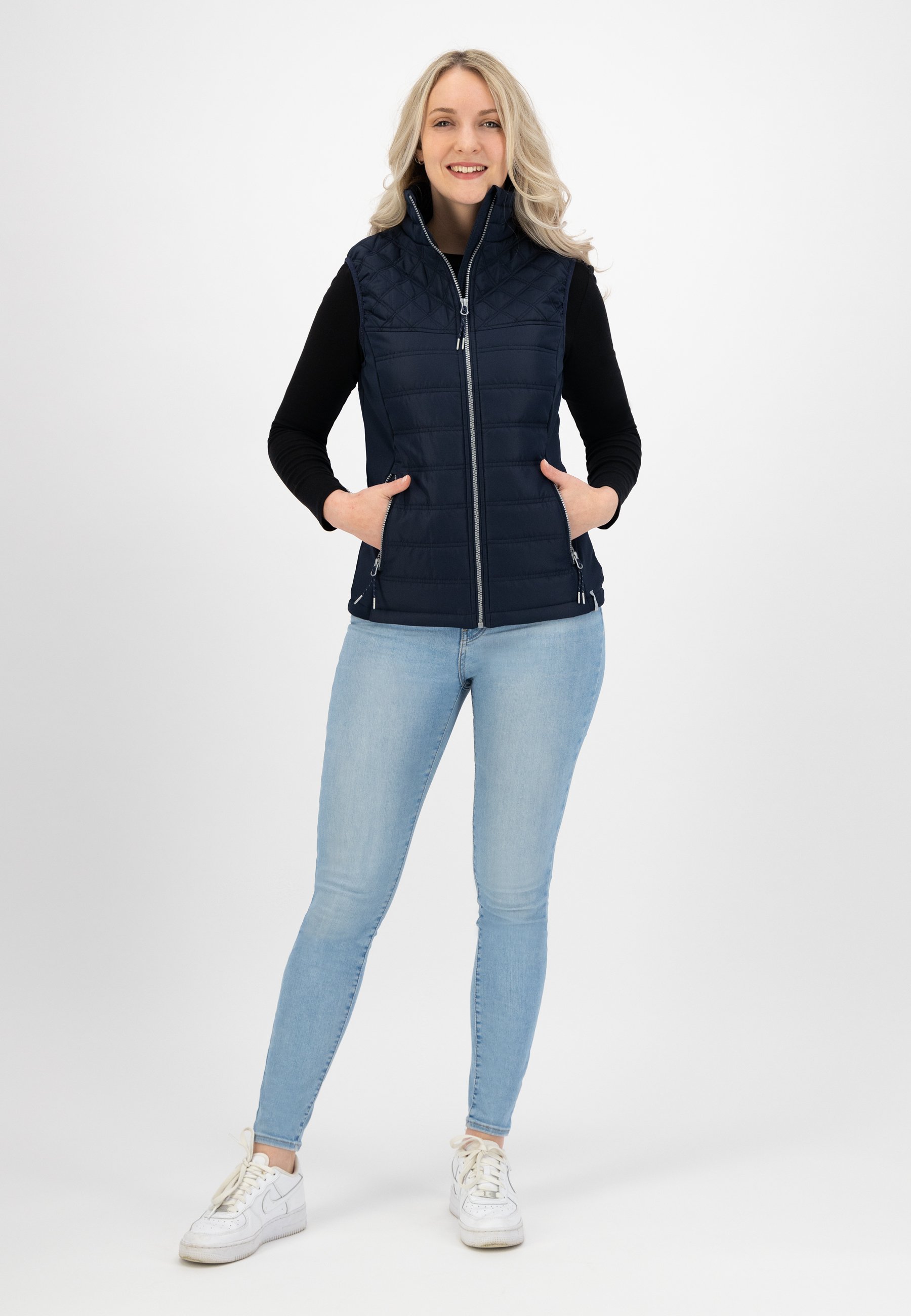 Kjelvik Patricia - Bodywarmer - Donkerblauw - 50