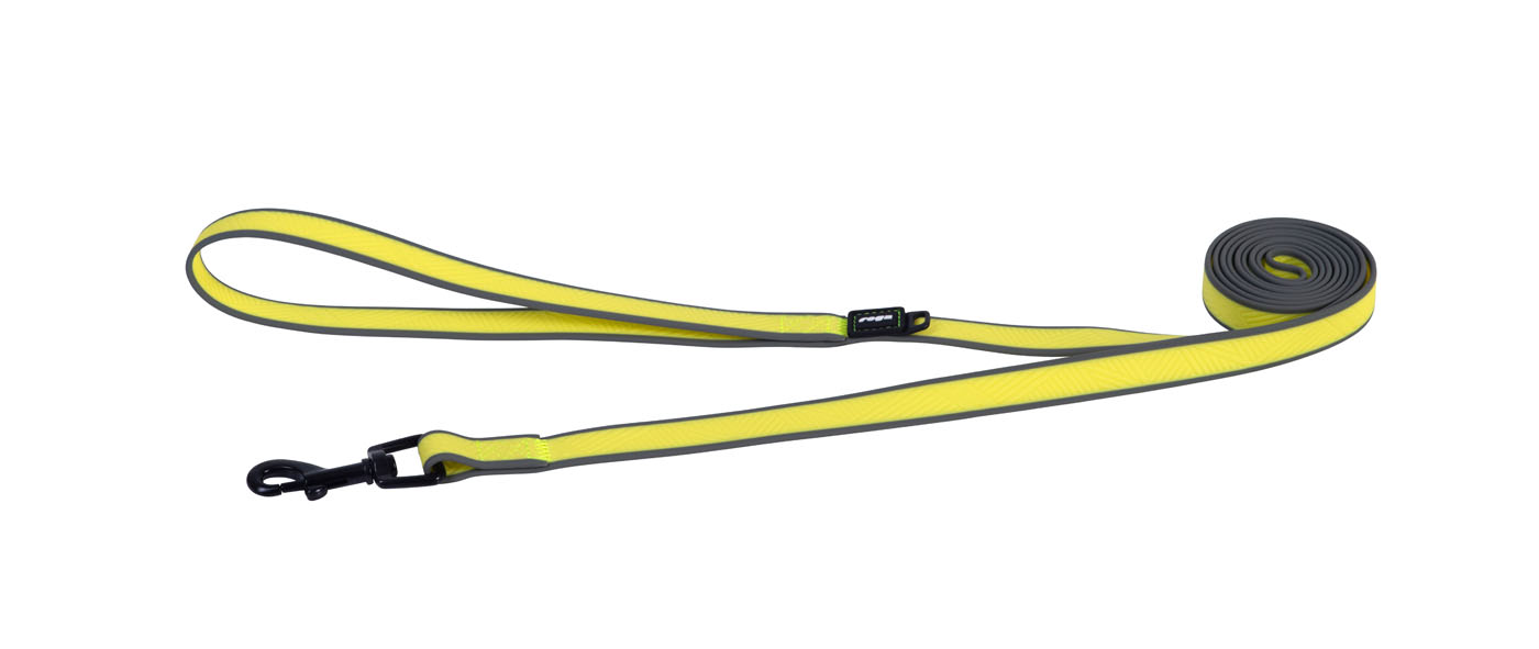 Rogz Beltz Amphibian - Hondenriem - Geel - M