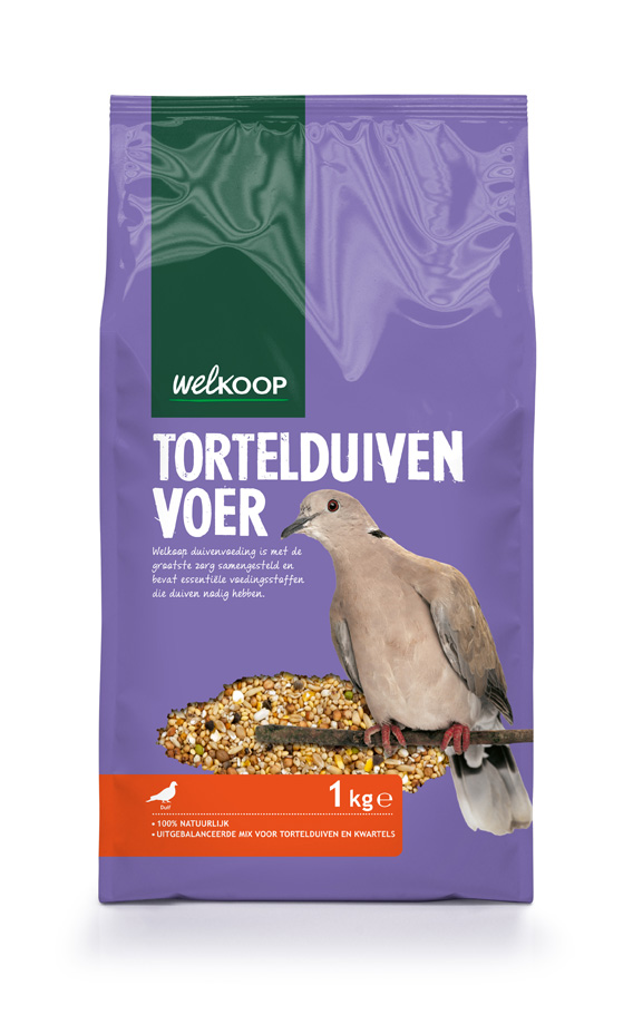 Welkoop Tortelduivenvoer - 1 Kilogram Welkoop Tortelduivenvoer - 1 Kilogram