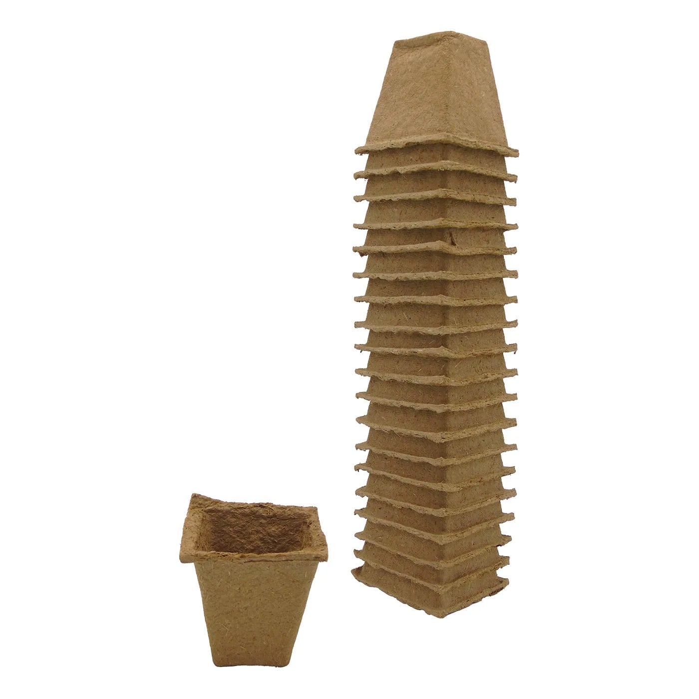 Nature - Turfpotjes - 20 Stuks - Bruin - 29.4x6x29.4 cm Nature - Turfpotjes - 20 Stuks - Bruin - 29.4x6x29.4 cm